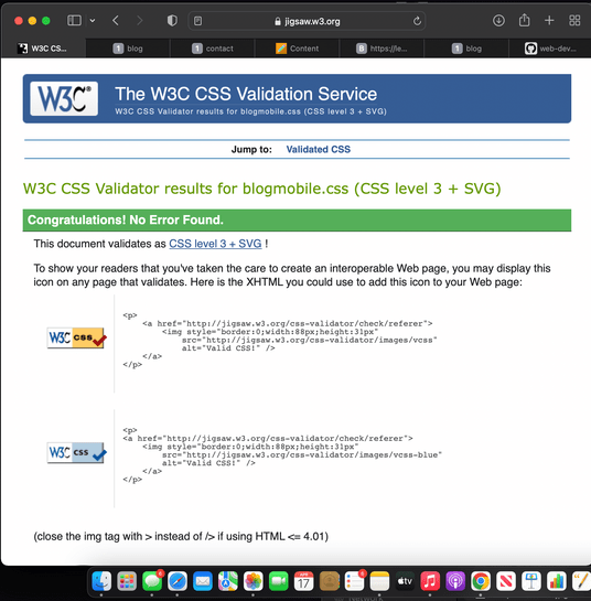 blogmobile css