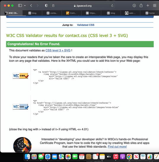 contact css