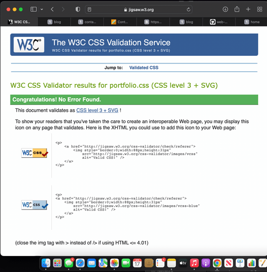 portfolio css